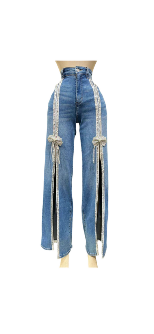 Bow jeans